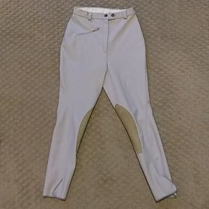 English school equestrian riding breeches taupe/gray Size 26L